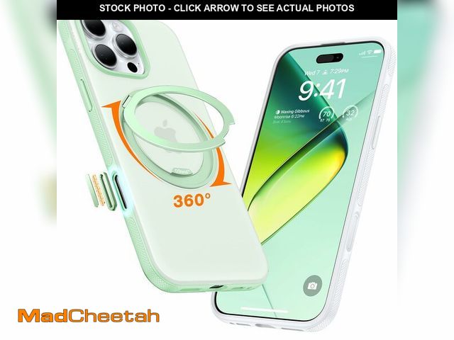 Lot 74-14153913 - TORRAS 360 Magnetic Stand for iPhone 16 Pro Max Case[Fit for MagSafe][Camera Control Button][Mil-Gra...