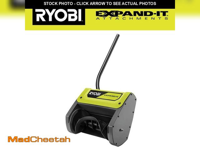 Lot 74-13693458 - *DIRTY* RYOBI Expand-It 12 in. Snow Shovel *DIRTY*  - USED
