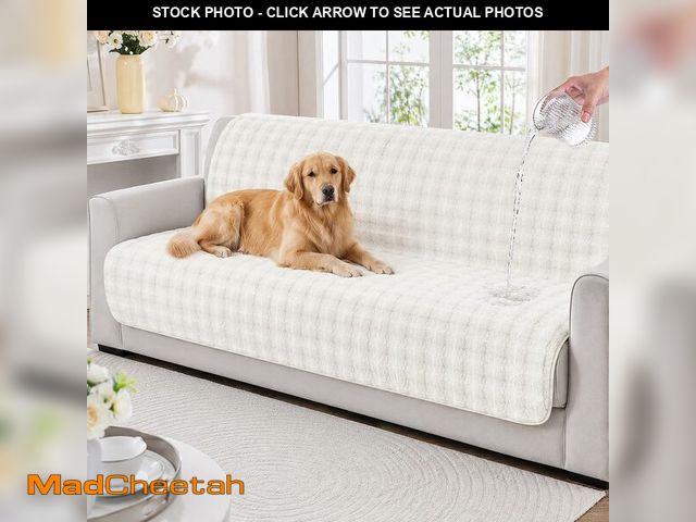 Lot 74-14154708 - Waterproof Couch Cover for Sofa 67'' x 77'' Extra Large Couch Covers Washable Non Slip Couch Cover F...