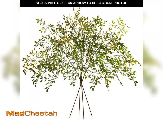 Lot 74-12306386 - Fake Plants Eucalyptus Stems Greenery Stems 43.3"Branches Tall Faux Plant Stems for Vase, Greenery D...