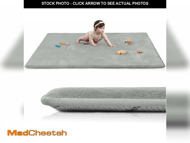 Lot 74-13709811 - Huloo Sleep Baby Play Mat for Floor,1.3" Thick Elasti-Foam 50"Ãâ74" Playpen Mat for Tummy Time,Wa...