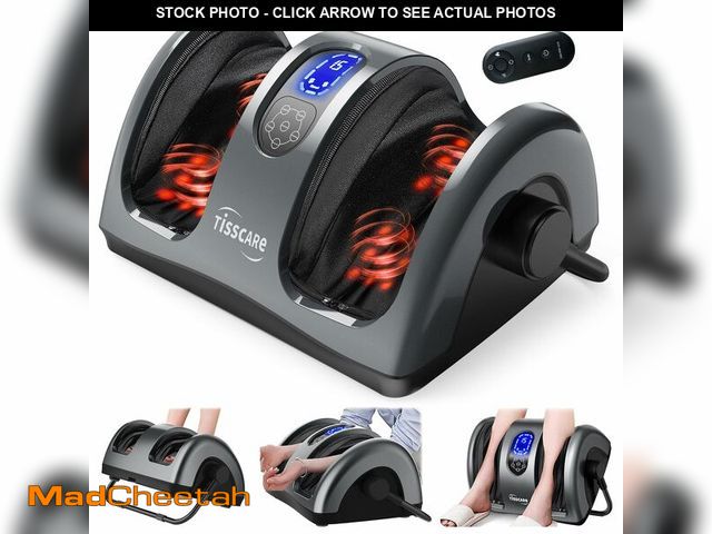 Lot 74-13664434 - TISSCARE Shiatsu Foot Massager with Heat, FSA Eligible HSA Foot Massager for Plantar Fasciitis, Neur...