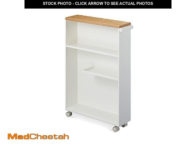 Lot 74-12154601 - Yamazaki Tower Rolling Slim Bathroom Cart - UNUSED