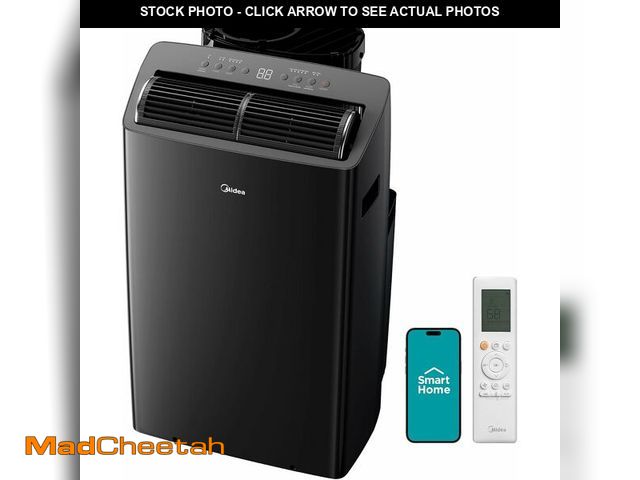 Lot 74-14611591 - Midea Duo 12,000 BTU Portable Air Conditioner, Inverter Ultra Quiet - USED