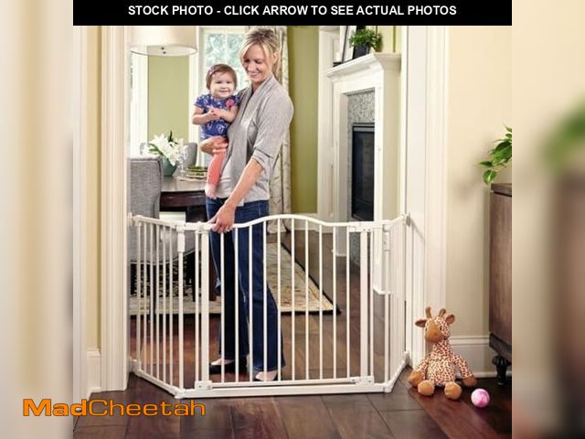 Lot 74-12544421 - Toddleroo by North States - Deluxe De cor Safety Gate: Extra Wide Baby Gate - Adjustable 38.3 to 72 ...