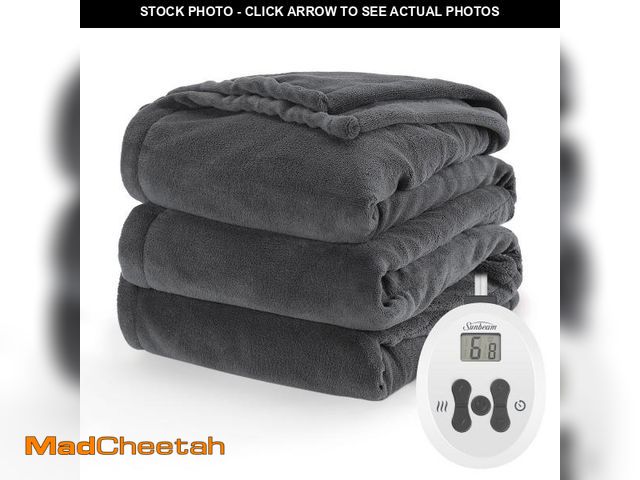 Lot 74-12191913 - Sunbeam Nordic Premium Heated Blanket Full - USED