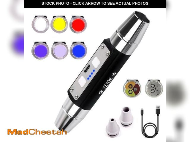 Lot 74-12444846 - YZYOE Six LEDs Rechargeable Gemstone Flashlight Jade Appraisal Light, Super Bright Jewelry Diamond D...