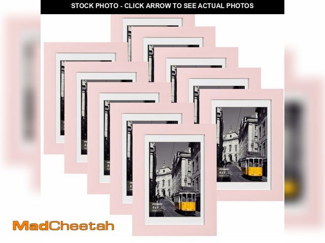 Lot 74-14208247 - eletecpro 4x6 Picture Frames Set of 10, Picture Frames Collage Wall Decor Display 3.5x5 Photo with M...