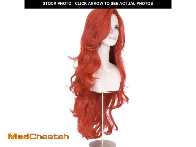 Lot 74-12714877 - Miss U Hair Long Wavy Red Wig for Women Halloween Costume 32 Inches Red Hair Wig for Cosplay Party -...