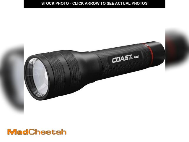 Lot 74-12555729 - Coast G450 1400 Lumen LED Flashlight With Twist Focus - UNUSED