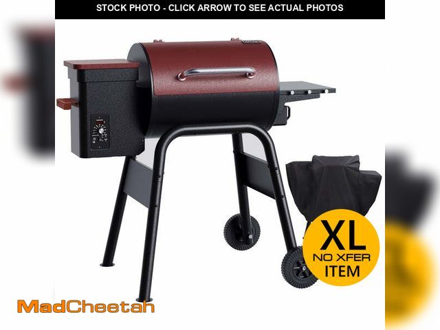 Lot 74-13095574 - Vipuse Electric Wood Pellet Grill &amp; Smoker with Side Shelf, 456 SQ.IN Grill Capacity with PID Te...