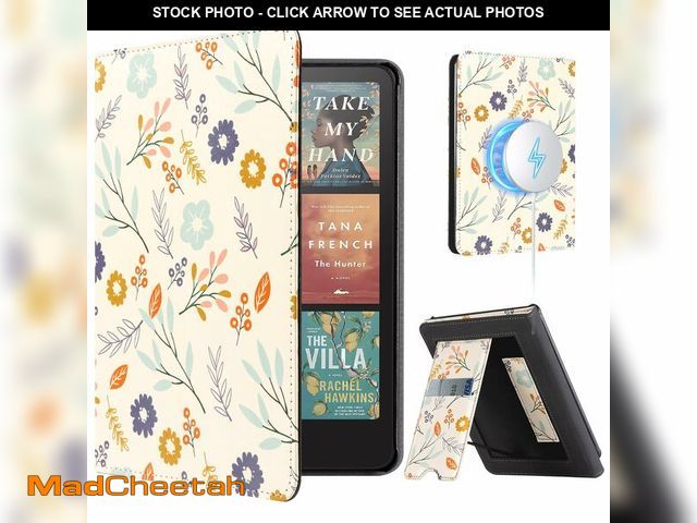 Lot 74-14332616 - CoBak Stand Case for 7" Kindle Paperwhite 12th Gen 2024 and Kindle Colorsoft with Hand Strap - Compa...