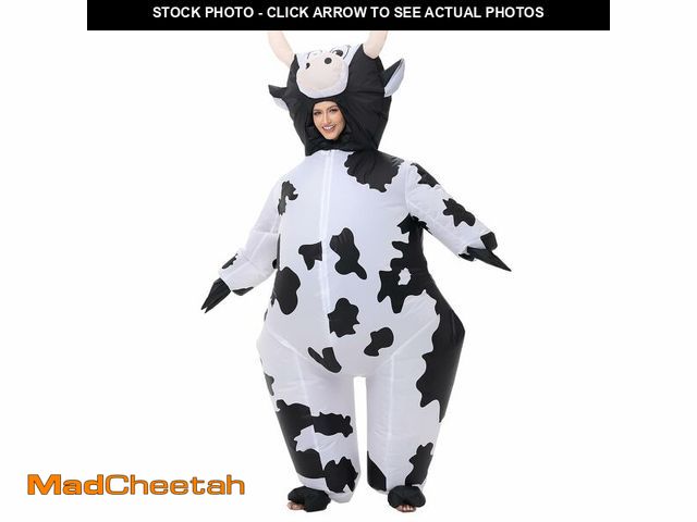 Lot 74-14258089 - ZISUEX Inflatable Cow Costume Adult Large Blow up Costume for Adults Mens Milk Cow Suit Halloween Ou...