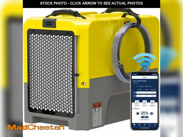 Lot 74-13563463 - ALORAIR 180PPD LGR Commerical Dehumidifier with Pump, Wi-Fi APP Controls Industrial Dehu, Capacity u...