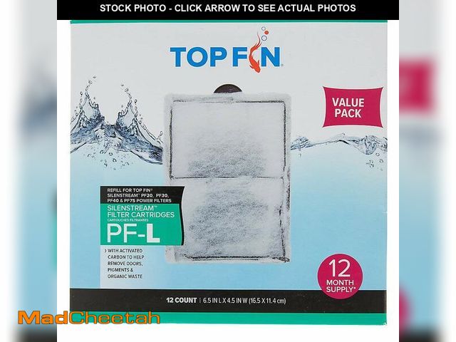 Lot 74-14214407 - Top Fin Silenstream Large PF-L Filter Cartridges Refill - UNUSED