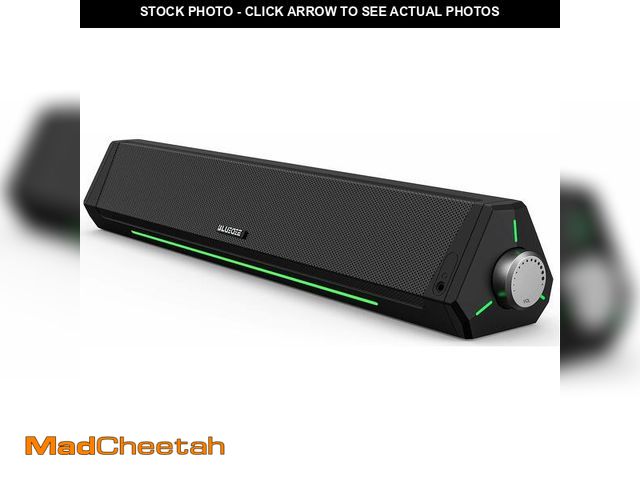 Lot 74-12839254 - BLUEDEE Computer Speakers, Bluetooth Soundbar, HiFi Stereo, 3.5mm Aux-in Connection, USB Powered Spe...