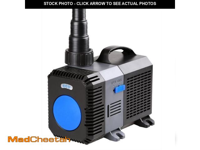 Lot 74-12314369 - TRUPOW 4226GPH Flow Frequency Electric Inline Garden Submersible Pond Filter Pump for Fish Tank Foun...