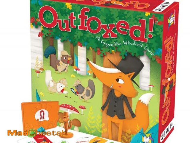 Lot 74-12311237 - OUTFOXED, A CLASSIC WHO DUNNIT GAME FOR PRESCHOOLERS, 4 players - USED
