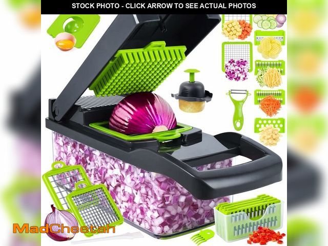 Lot 74-13576043 - Vegetable Chopper, Pro Onion Chopper, 14 in 1Multifunctional Food Chopper, Kitchen Vegetable Slicer ...