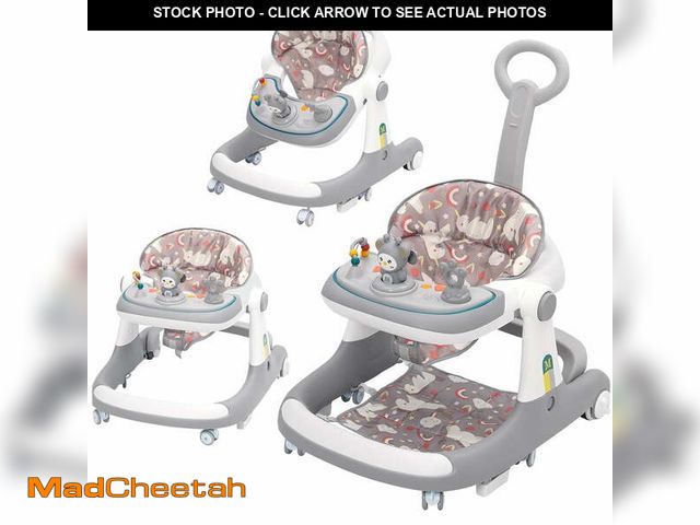 Lot 74-13042603 - Ealing Baby 3-in-1 Push Walker with Wheels,Sit to Stand Toys, Adjustable Height, Kids Activity Cente...