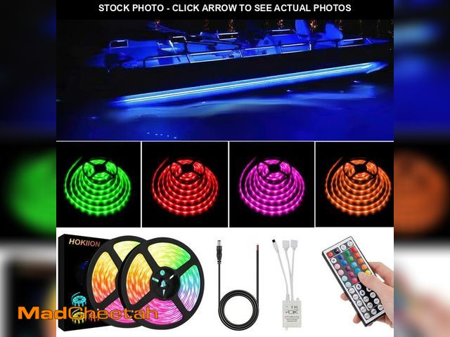 Lot 74-14149660 - LED Boat Strip Lights, 12v 40FT Multi-Color Marine Pontoon Led Lights, Waterproof Boat Interior Ligh...