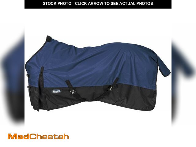 Lot 74-12664733 - Tough 1 600 Denier Waterproof Horse Sheet, Navy Blue, 69-Inch - UNUSED