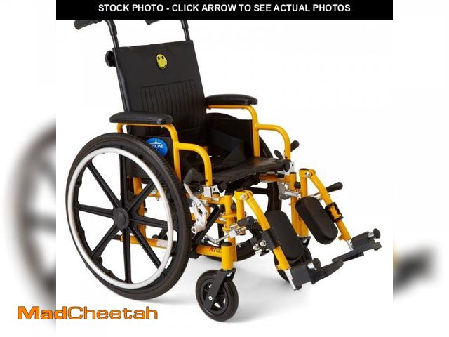 Lot 74-12489224 - Medline Pediatric Wheelchair for Children - Promoting Comfort and Mobility, 14Ã¢â¬ÂW x 12Ã¢â¬ÂD ...