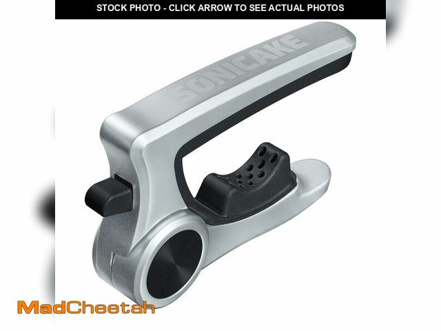 Lot 74-12442514 - SONICAKE Guitar Capo, Guitar Metal Clip Zinc Alloy Clamp for 6 String Acoustic Electric Classcial Gu...