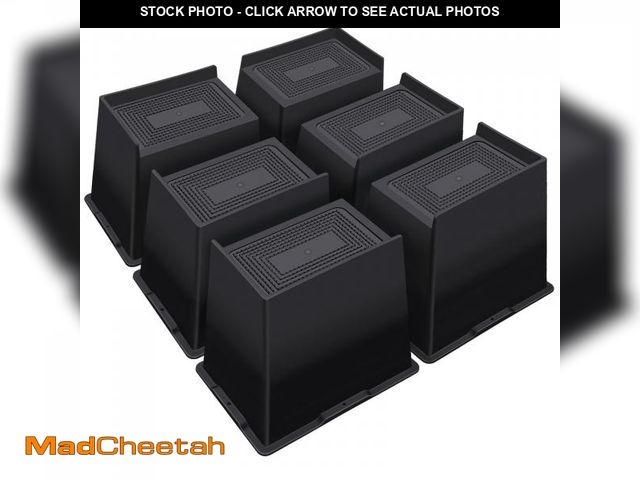 Lot 74-11546356 - ANNKUT Bed Risers 6 Inch Heavy Duty,Oversized Couch Risers, Extra Wide Furniture Risers for Sofa Tab...