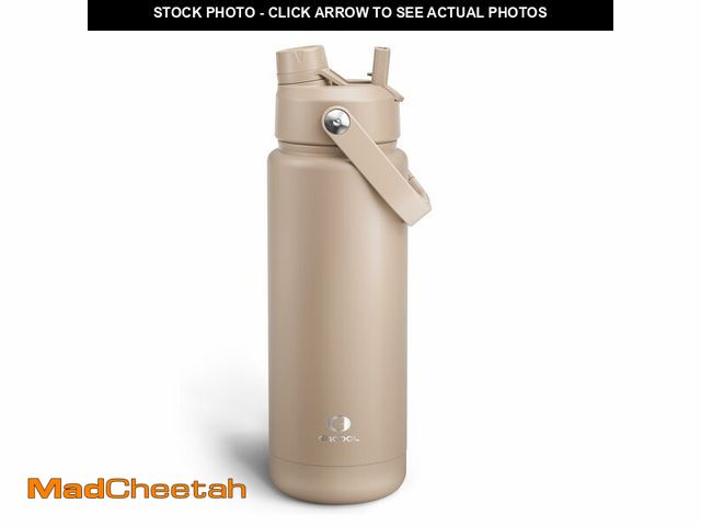 Lot 74-12700334 - ENCOOL Insulated Water Bottle with Straw Stainless Steel Water Bottle, Leak-Proof, BPA-Free, Double ...