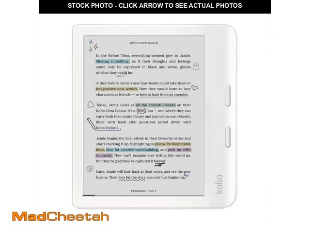 Lot 74-12180281 - Kobo Libra Colour | eReader | 7ÃâÃâ¡ÃÂ¥ Glare-Free Colour E Ink KaleidoÃâÃÂ¤ÃÂ³ 3 Display...