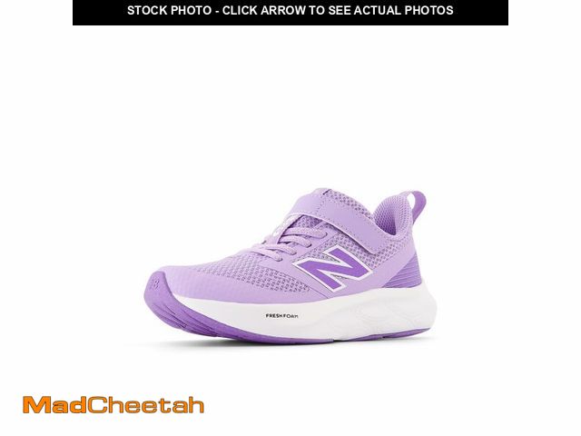 Lot 74-13717992 - New Balance Kid's Fresh Foam 625 V1 Hook &amp; Loop Running Shoe, Violet Crush/Lilac Glo/White, 12 X...