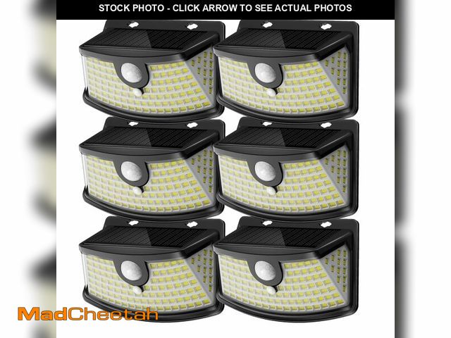 Lot 74-14056704 - Aootek New Solar Motion Sensor Lights 120 LEDs with Lights Reflector,270ÃÂ° Wide Angle, IP65 Waterp...