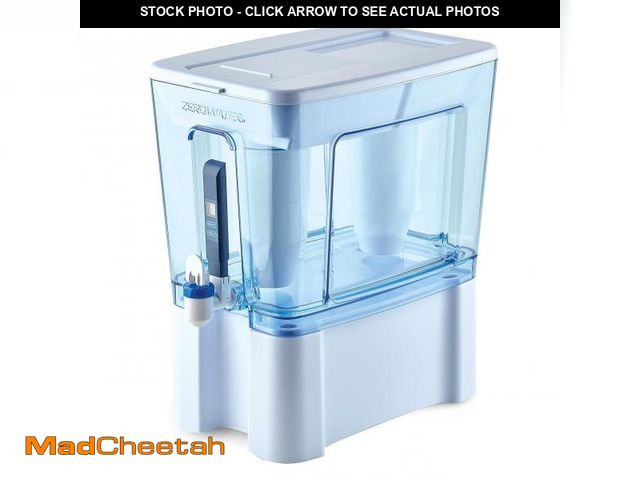 Lot 74-12398760 - ZeroWater 52-Cup Ready-Read 5-Stage Water Filter Pitcher Dispenser with 5-Stage 0 TDS Zero Water Fil...