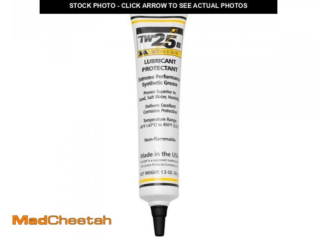 Lot 74-12310132 - MIL-COMM TW25B Gun Grease Lubricant 1.5-Ounce Tube - USED