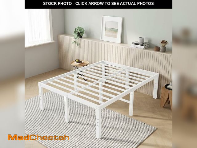 Lot 74-14068297 - Novilla Full Size Bed Frame, 18 Inch Metal Platform Bed Frame Full Size with Storage Space Under Bed...