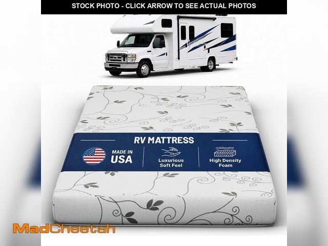 Lot 74-14349466 - Greaton, 6-Inch High Density Foam RV Mattress Replacement, Medium Firm, Travel Camper Trailer Truck ...