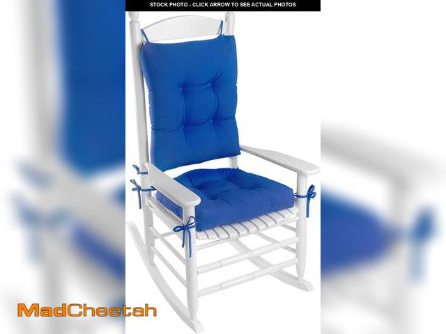 Lot 74-12367622 - Klear Vu Solarium Rocking Chair Cushion, Assembled in The USA, for Indoor &amp; Outdoor Use, Patio, ...