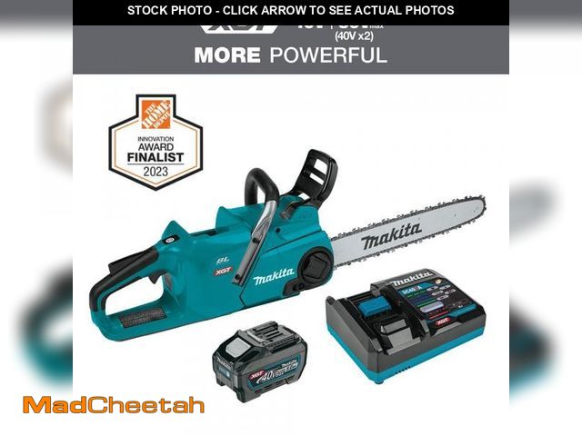 Lot 74-12517236 - Makita XGT 18 in. 40V max Brushless Electric Cordless Battery Chainsaw Kit (5.0Ah) - UNUSED