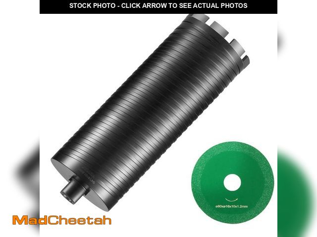 Lot 74-13693489 - SKYSHALO Core Drill Bit, 4 in. Wet/Dry Diamond Core Drill Bits Concrete Core Drill Bit w/ Pilot Bit ...