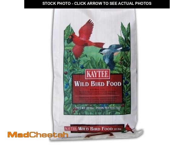 Lot 74-12151213 - Kaytee Wild Bird Food, 20 Lb Economical Mix, Black Oil Sunflower, Millet(Best By Jul 24 2025) - UNUS...