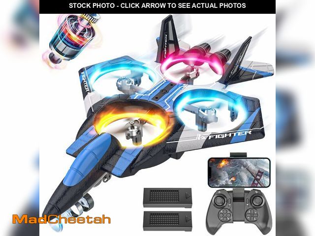 Lot 74-12451268 - BEZGAR RC Plane for Kids | 2.4GHZ Brushless Drones with Camera, 6-axis Gyro Remote Control Airplane,...