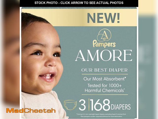 Lot 74-13836205 - Amore, Size 3 (13-26 lbs), 168 Count, Our Best Diaper ÃÂ¢Ã¢âÂ¬Ã¢â¬Å Hypoallergenic &amp; Fragra...