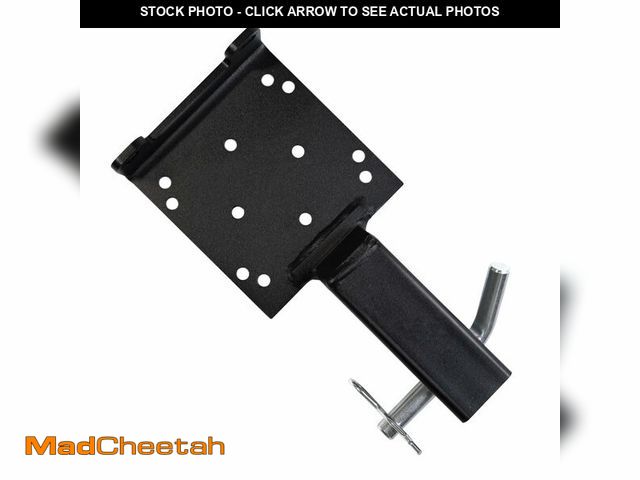 Lot 74-14382482 - lifgarfe Universal Trailer Winch Plate Hitch Mount Winch Cradle Mounting Plate with 2" Receiver Fit ...