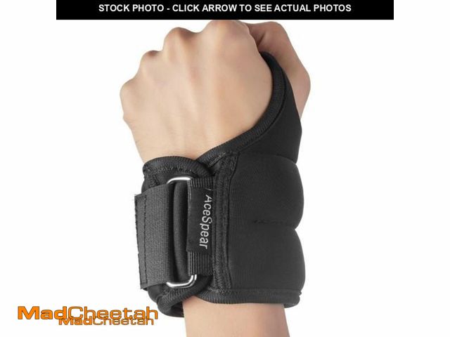 Lot 74-11498548 - AceSpear Wrist Weights with Thumb Loops Lock for Men Women 1lb*2 2lb*2 3lb*2 Ankle Weights Weighted ...