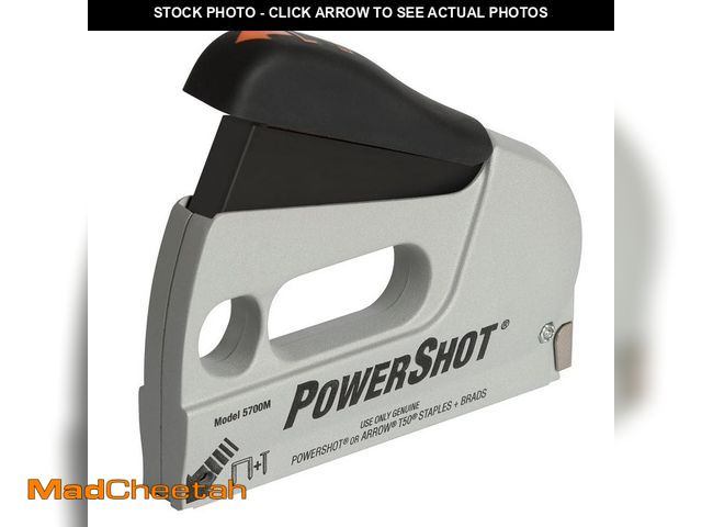 Lot 74-12853884 - Arrow PowerShot 5700 Forward Action Staple Gun - USED