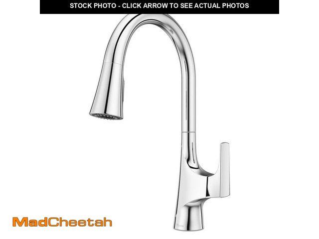 Lot 74-12852753 - Pfister Norden Single-Handle Pull-Down Sprayer Kitchen Faucet in Polished Chrome - UNUSED