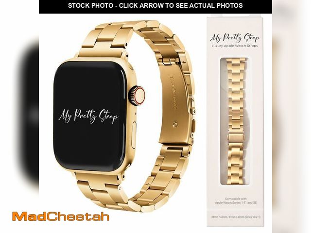 Lot 74-14062599 - My Pretty Strap Classic Vogue Band Compatible with Apple WATCH SE Series 9 8 7 6 5 4 3 2 1, 38MM / 4...