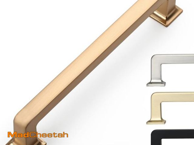 Lot 74-12322966 - 9BUILD 10 Pack 5 Inch Cabinet Handles - Champagne Bronze Cabinet Pulls for Kitchen and Dresser Drawe...