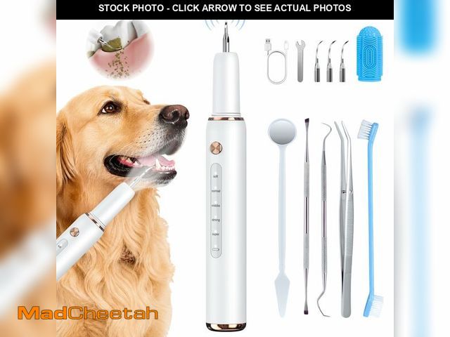 Lot 74-14382993 - Minffimiw Dog Plaque Remover for Teeth - Electric Tartar Remover with LED Light, 5 Adjustable Modes,...